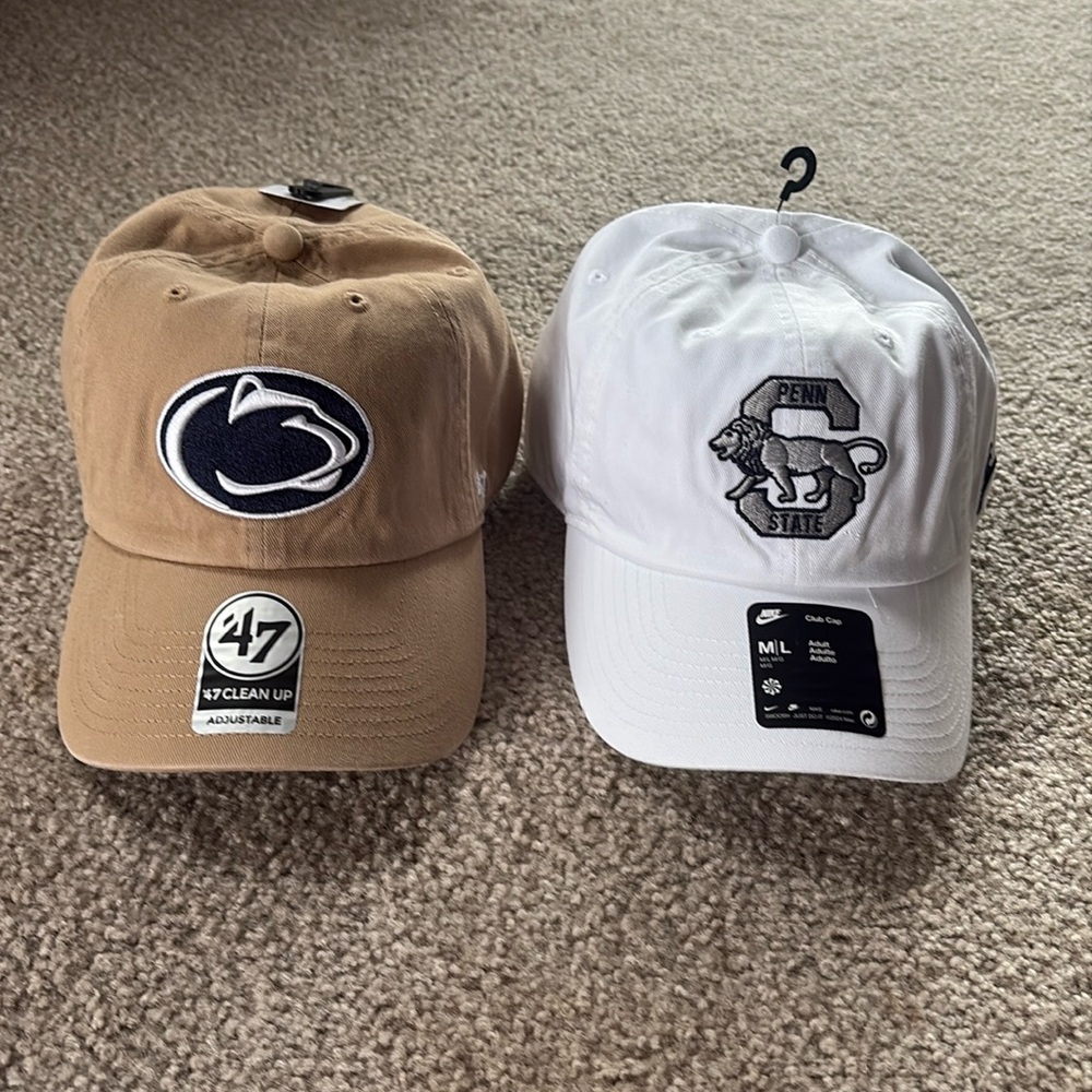 Nike Penn State set of 2 hats new